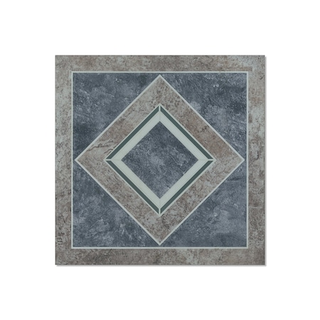 Lucida Surfaces LUCIDA SURFACES, BaseCore Roman 12 in. x 12 in. 2mm 12MIL Peel & Stick Vinyl Plank (36 sq.ft), 36PK BC-957